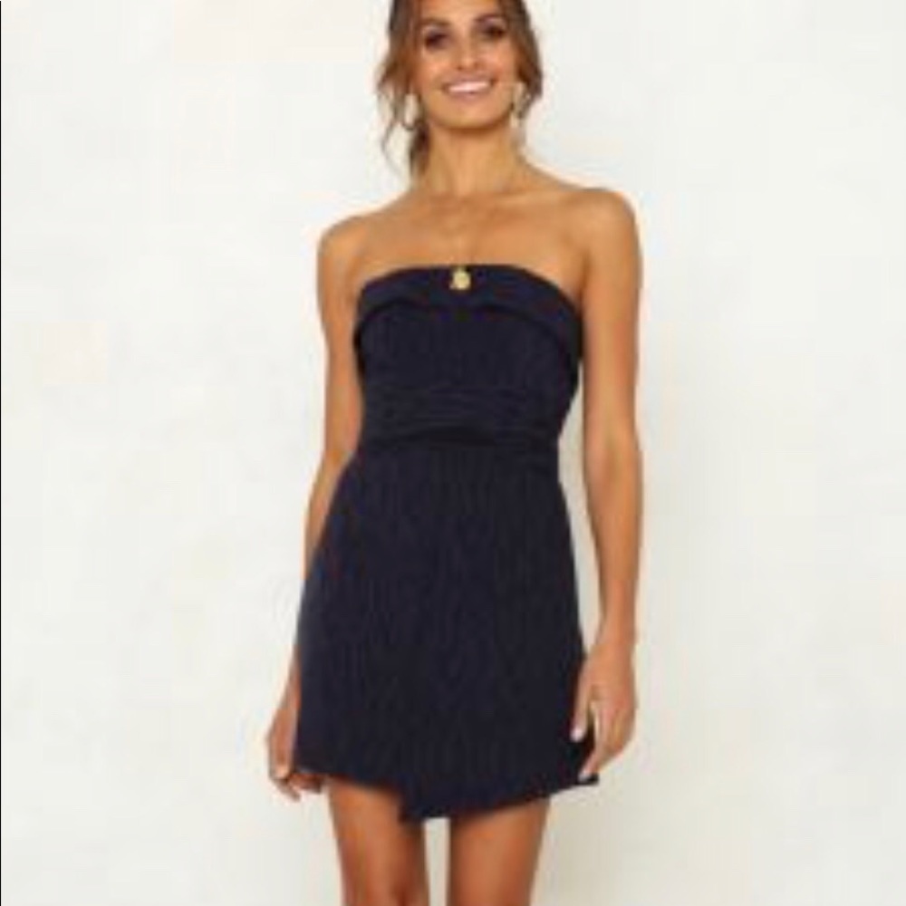 HELLO MOLLY nothing to prove Navy Dress